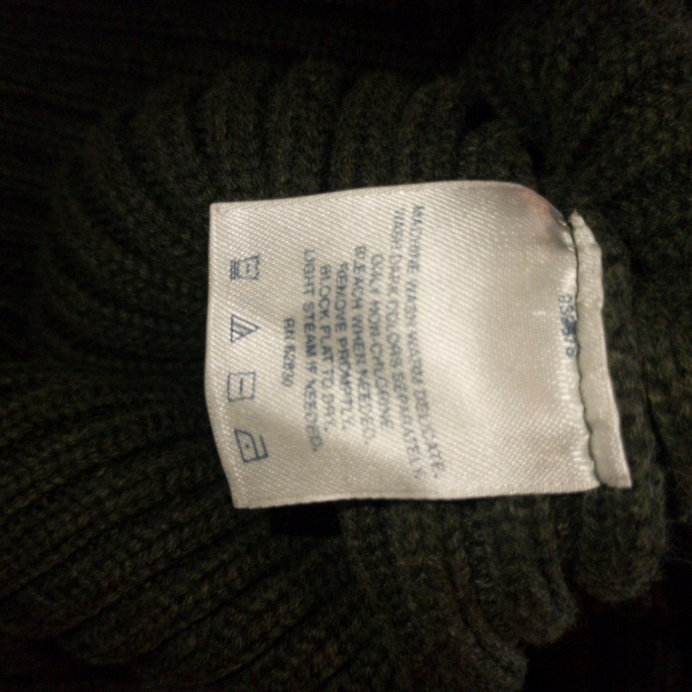Vintage 90s Lands’ End Direct Merchants Men’s XL Ribbed Cotton Quarter Zip... - Picture 8 of 14